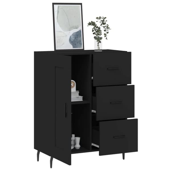 Tarjoilupöydät & senkit - Living Senkki musta 69,5x34x90 cm tekninen puu
