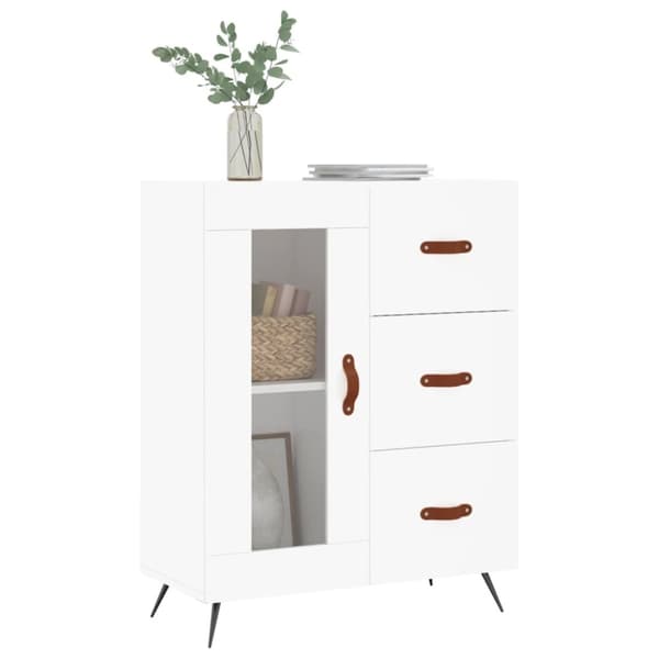 Skänkar & serveringsbord - Living Skåp vit 69,5x34x90 cm konstruerat trä