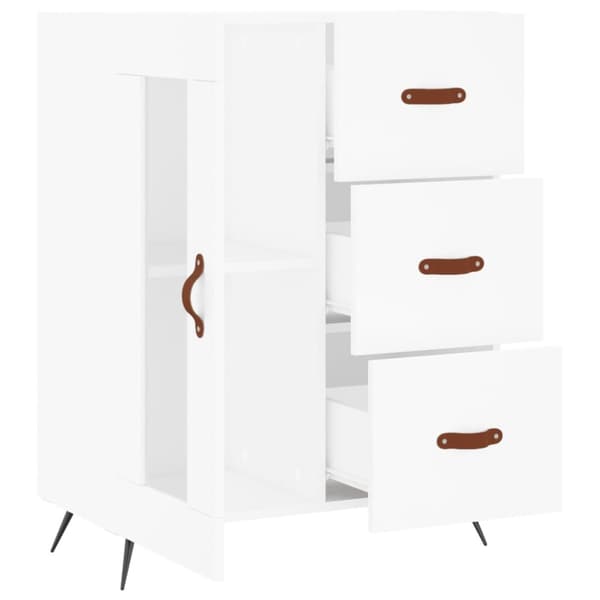Skänkar & serveringsbord - Living Skåp vit 69,5x34x90 cm konstruerat trä