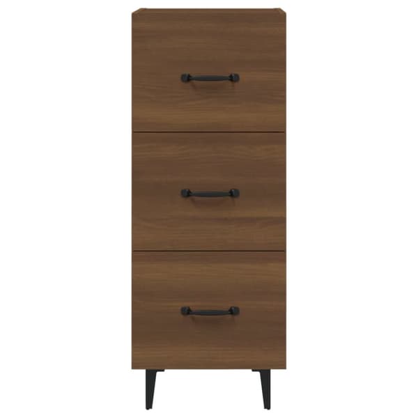 Skänkar & serveringsbord - Living Skänk brun ek 34,5x34x90 cm konstruerat trä