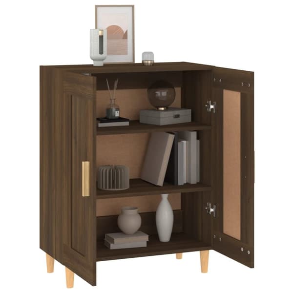 Skänkar & serveringsbord - Living Byrå brun ek 69,5x34x90 cm konstruerat trä