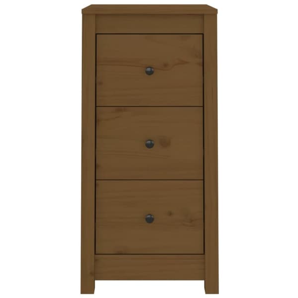 Skänkar & serveringsbord - Living Skänkar 2 st honungsbrun 40x35x80 cm massiv furu