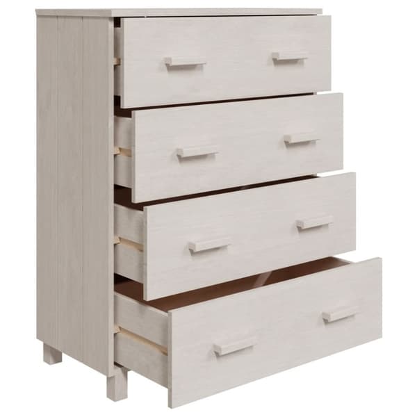 Skänkar & serveringsbord - Living Byrå HAMAR vit 79x40x103,5 cm massiv furu