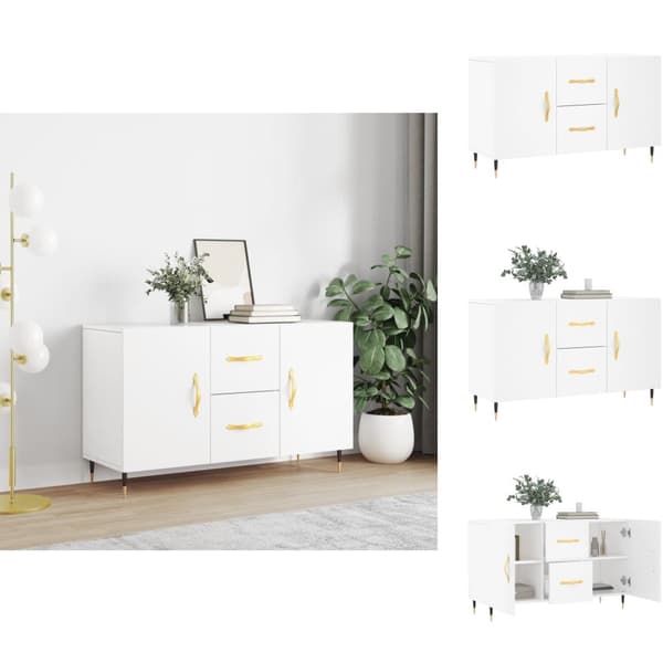 Skänkar & serveringsbord - Living Skänk vit 100x36x60 cm konstruerat trä