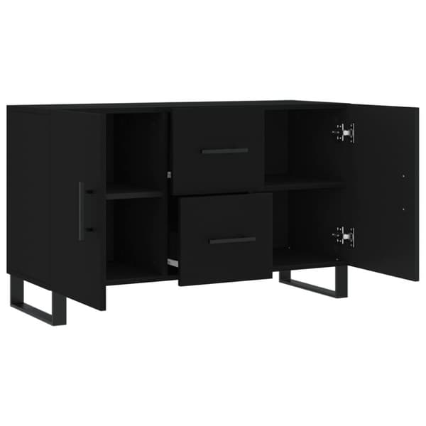 Skänkar & serveringsbord - Living Skänk svart 100x36x60 cm konstruerat trä