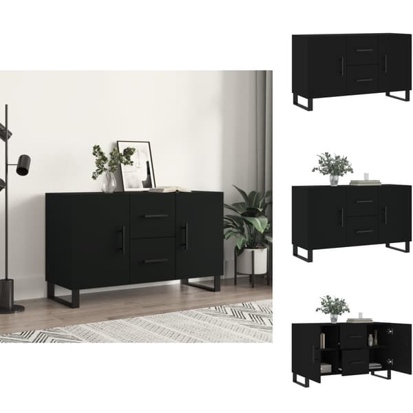 Skänkar & serveringsbord - Living Skänk svart 100x36x60 cm konstruerat trä