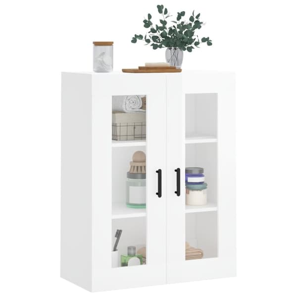 Skänkar & serveringsbord - Living Väggskåp vit högglans 69,5x34x90 cm