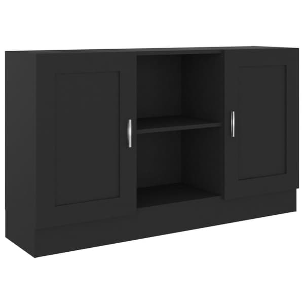 Skänkar & serveringsbord - Living Skänk svart 120x30,5x70 cm konstruerat trä