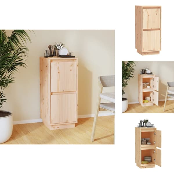 Skänkar & serveringsbord - Living Skänk 31,5x34x75 cm massiv furu