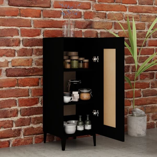 Skänkar & serveringsbord - Living Skänk svart 34,5x34x90 cm konstruerat trä