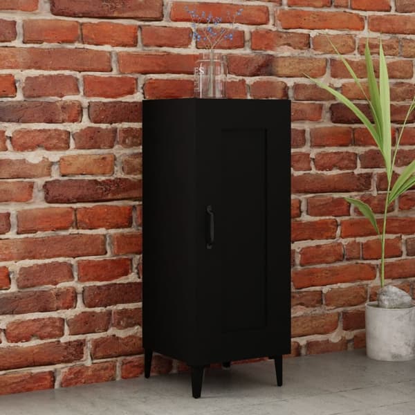 Skänkar & serveringsbord - Living Skänk svart 34,5x34x90 cm konstruerat trä