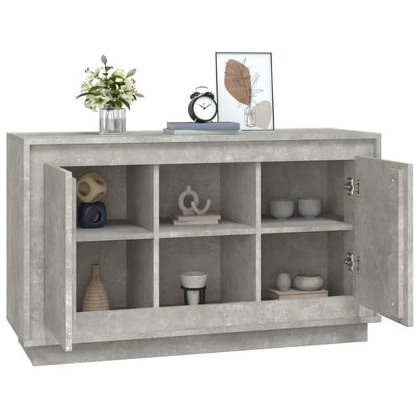 Skænke - Living skænk 102x35x60 cm konstrueret træ betongrå