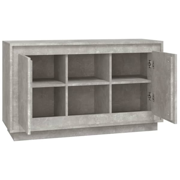 Skænke - Living skænk 102x35x60 cm konstrueret træ betongrå