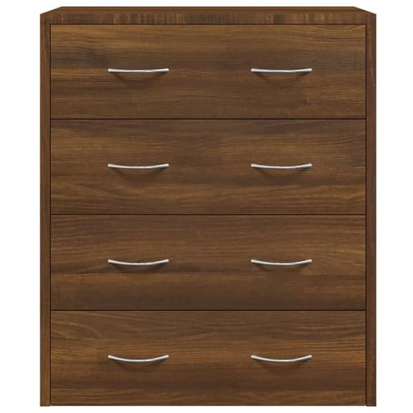 Skänkar & serveringsbord - Living Skänk med 4 lådor 60x30,5x71 cm brun ek