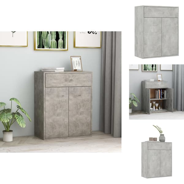 Tarjoilupöydät & senkit - Living Senkki betoninharmaa 60x30x75 cm tekninen puu