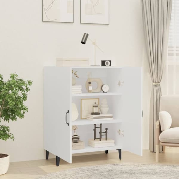 Skänkar & serveringsbord - Living Skänk vit 70x34x90 cm konstruerat trä