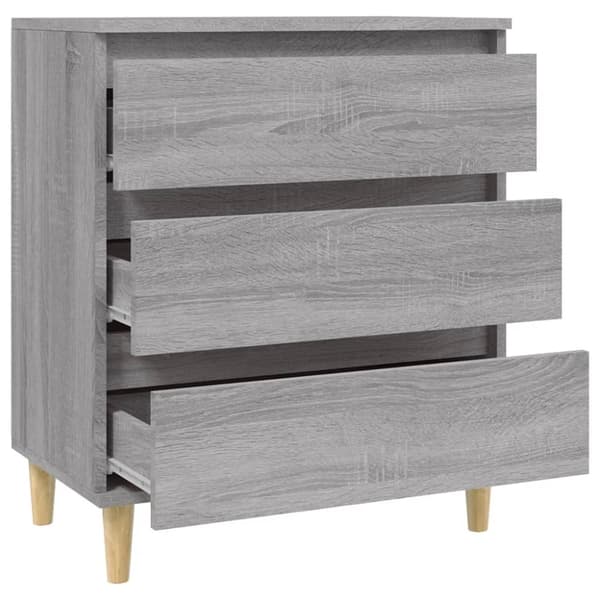 Skænke - Living skænk 60x35x70 cm konstrueret træ grå sonoma-eg