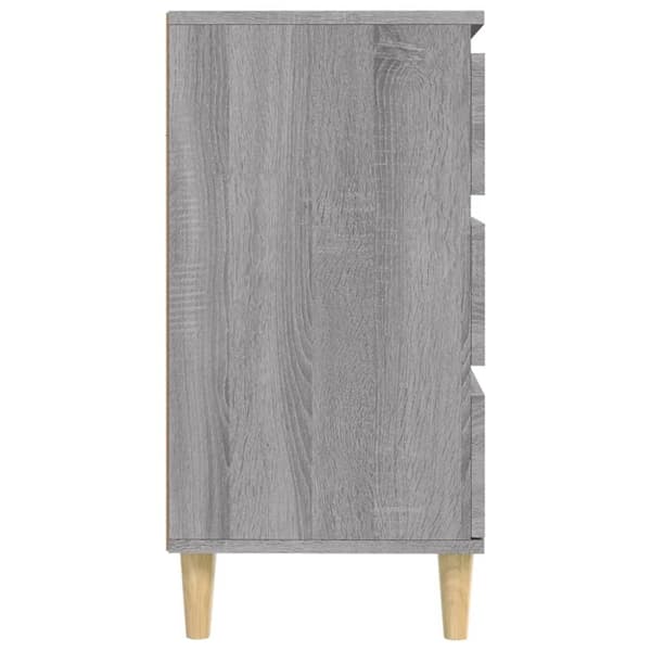 Skænke - Living skænk 60x35x70 cm konstrueret træ grå sonoma-eg