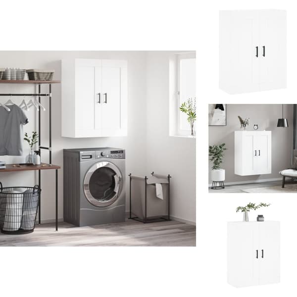 Skänkar & serveringsbord - Living Väggskåp vit 69,5x34x90 cm konstruerat trä