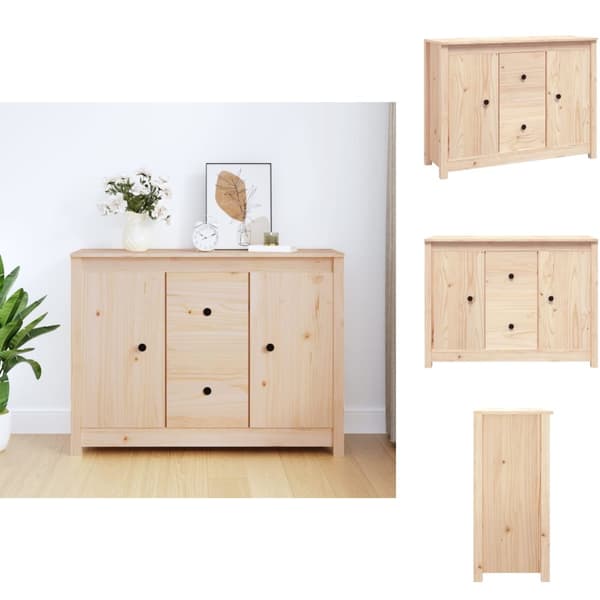 Tarjoilupöydät & senkit - Living Senkki 100x35x74 cm täysi mänty