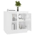 Miniatyrbild 5 av 10: Skänkar & serveringsbord - Living Skänk vit högglans 80x34x75 cm konstruerat trä