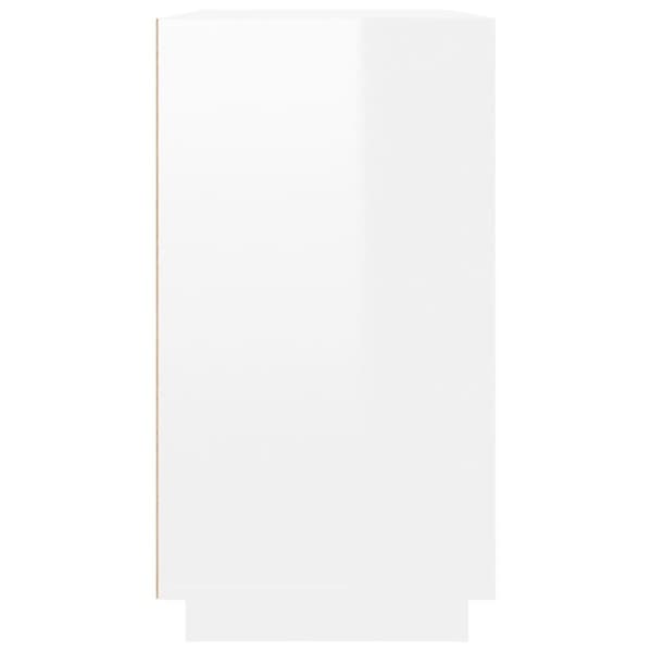 Skänkar & serveringsbord - Living Skänk vit högglans 80x34x75 cm konstruerat trä