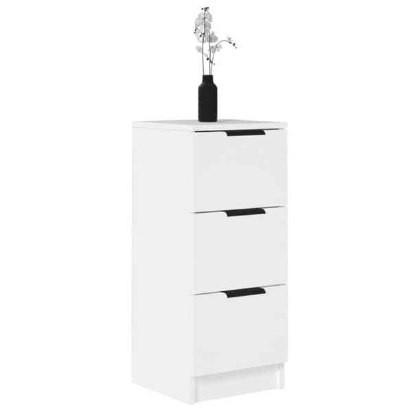 Skänkar & serveringsbord - Living Skänkar 2 st vit 30x30x70 cm konstruerat trä