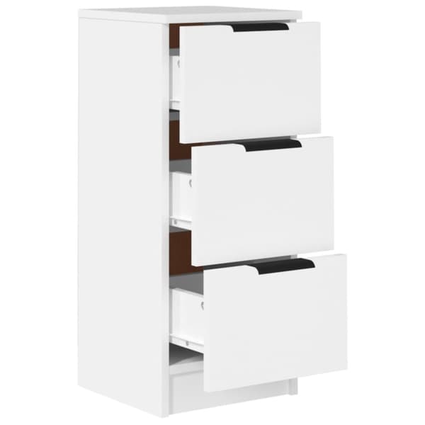 Skänkar & serveringsbord - Living Skänkar 2 st vit 30x30x70 cm konstruerat trä