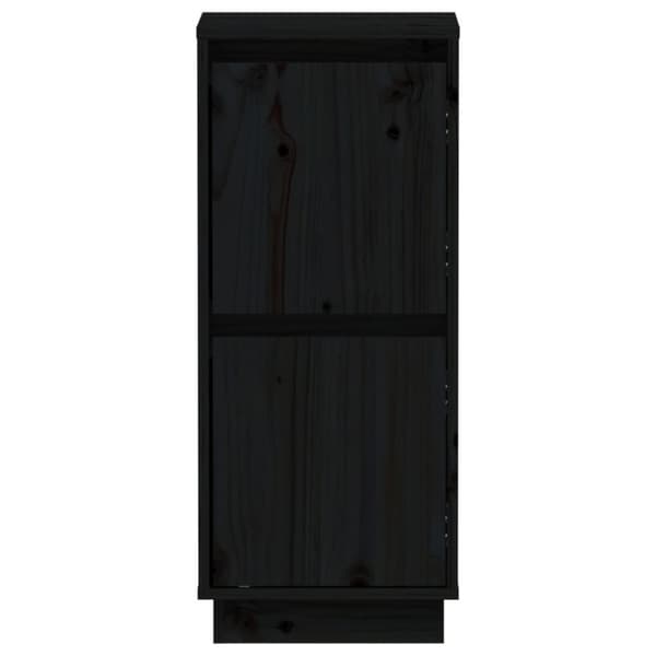 Tarjoilupöydät & senkit - Living Senkit 2 kpl musta 31,5x34x75 cm täysi mänty
