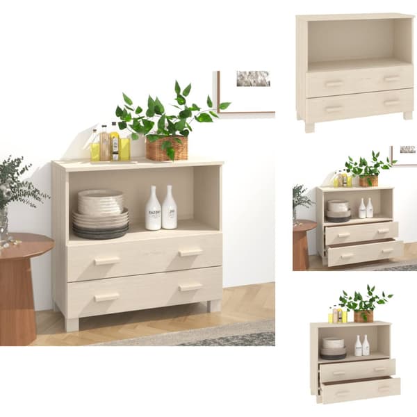 Skänkar & serveringsbord - Living Byrå HAMAR honungsbrun 85x35x80 cm massiv furu