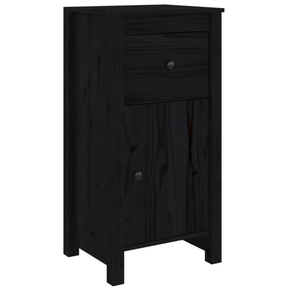 Skänkar & serveringsbord - Living Skänk svart 2 st 40x35x80 cm massiv furu