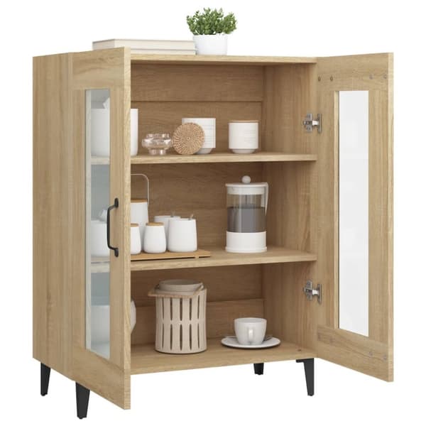 Skänkar & serveringsbord - Living Skänk sonoma-ek 69,5x34x90 cm konstruerat trä