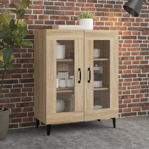 Skänkar & serveringsbord - Living Skänk sonoma-ek 69,5x34x90 cm konstruerat trä
