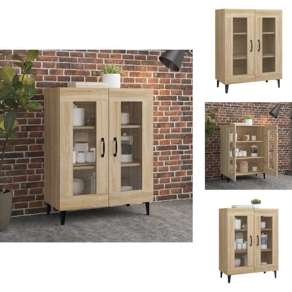 Skänkar & serveringsbord - Living Skänk sonoma-ek 69,5x34x90 cm konstruerat trä