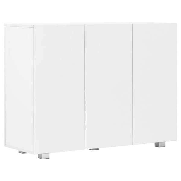 Skænke - Living skænk 107x35x80,5 cm hvid højglans