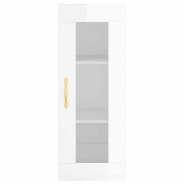 Skänkar & serveringsbord - Living Väggskåp vit högglans 34,5x34x90 cm