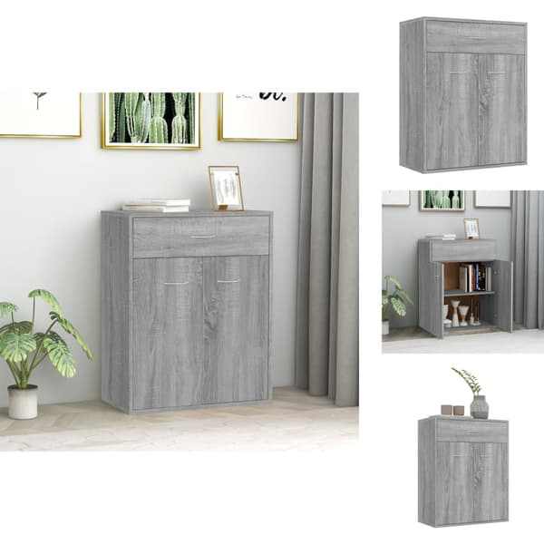 Tarjoilupöydät & senkit - Living Senkki harmaa Sonoma 60x30x75 cm tekninen puu