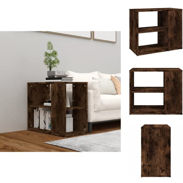 Skænke - Living sideskab 60x30x50 cm konstrueret træ røget egetræsfarve