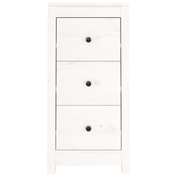 Skänkar & serveringsbord - Living Skänk vit 40x35x80 cm massiv furu