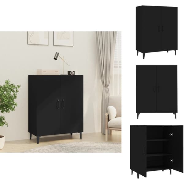 Skänkar & serveringsbord - Living Skänk svart 70x34x90 cm konstruerat trä