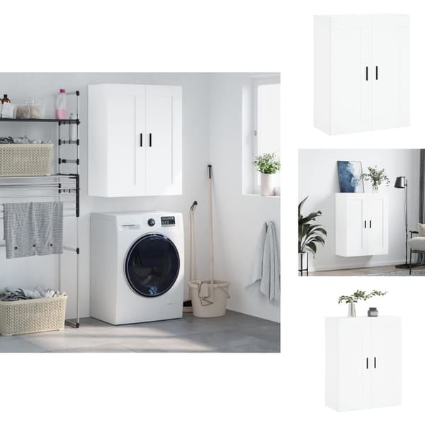 Skänkar & serveringsbord - Living Väggskåp vit 69,5x34x90 cm konstruerat trä