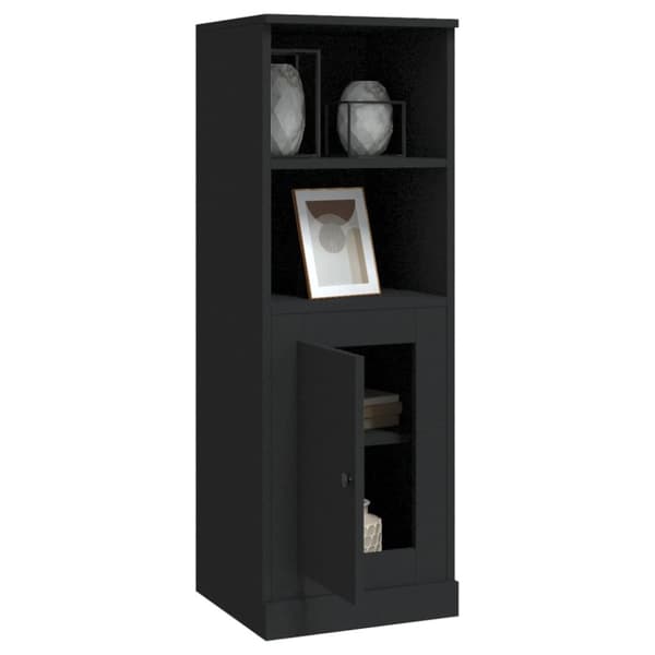 Skänkar & serveringsbord - Living Skåp svart 36x35,5x103,5 cm konstruerat trä