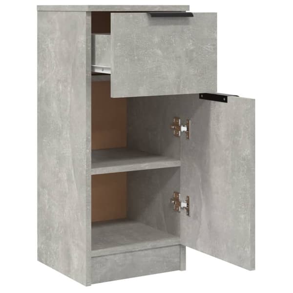 Skænke - Living skænke 2 stk. 30x30x70 cm konstrueret træ betongrå
