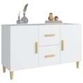 Miniatyrbild 7 av 10: Skänkar & serveringsbord - Living Skänk vit 100x36x60 cm konstruerat trä