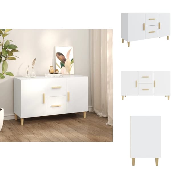 Skänkar & serveringsbord - Living Skänk vit 100x36x60 cm konstruerat trä