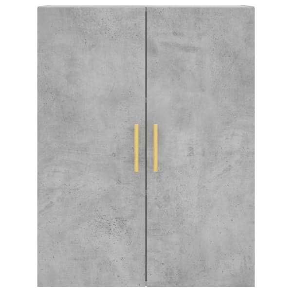 Skänkar & serveringsbord - Living Högskåp betonggrå 69,5x34x180 cm konstruerat trä