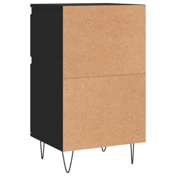 Tarjoilupöydät & senkit - Living Senkit 2 kpl musta 40x35x70 cm tekninen puu