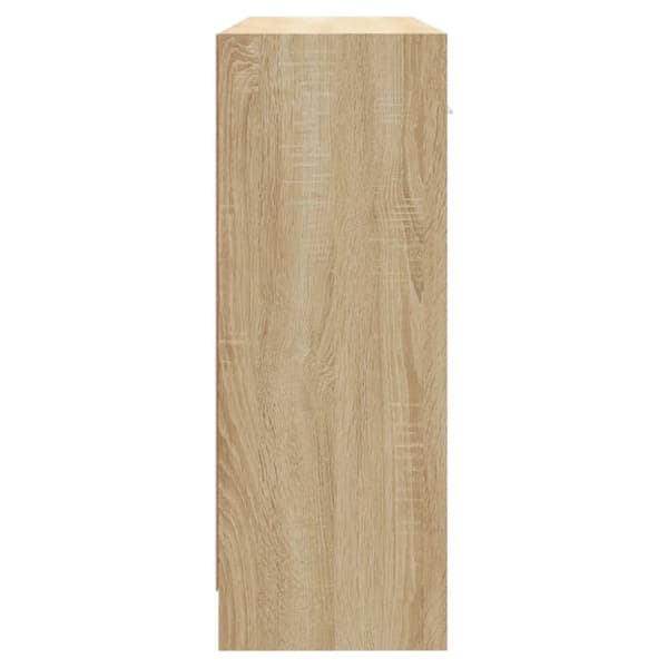 Skænke - Living skænk 91x28x75 cm konstrueret træ sonoma-eg