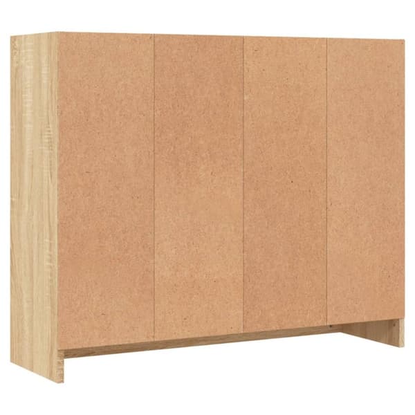 Skænke - Living skænk 91x28x75 cm konstrueret træ sonoma-eg