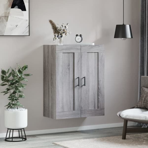 Skänkar & serveringsbord - Living Väggskåp grå sonoma 69,5x34x90 cm konstruerat trä